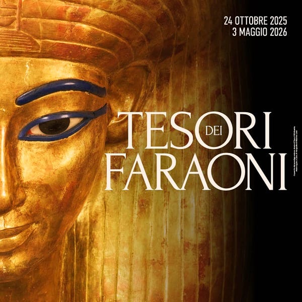 Locandina della mostra Tesori dei Faraoni
