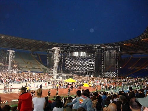 Veduta dello stadio Olimpico di Roma